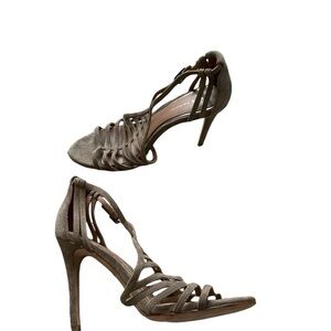 EUC Elie Tahari Strappy Heels Size 38.5 8 US